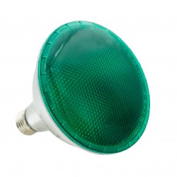 BOMBILLO PAR 38 120V. VERDE MARCA FERMETAL REF-25