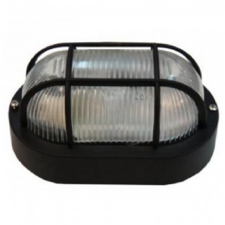 LAMPARA TUB PLASTICA NEGRA C/R FC-63.60 DB LA0841