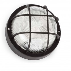 LAMPARA RED ALUMINIO NEGRA C/R JM-FC-1DB LA0802