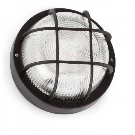 LAMPARA RED ALUMINIO NEGRA C/R JM-FC-1DB LA0802