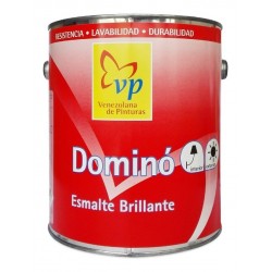 PINTURA ESMALTE NEGRO BRILLANTE GALON DOMINO