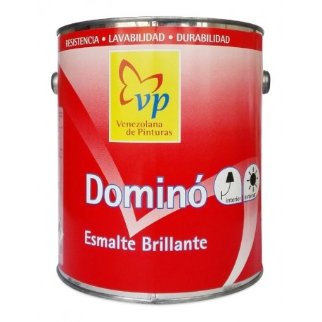 PINTURA ESMALTE NEGRO BRILLANTE GALON DOMINO