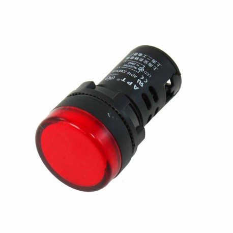 LUZ PILOTO LED 22MM 220/230V ROJO GE 246989