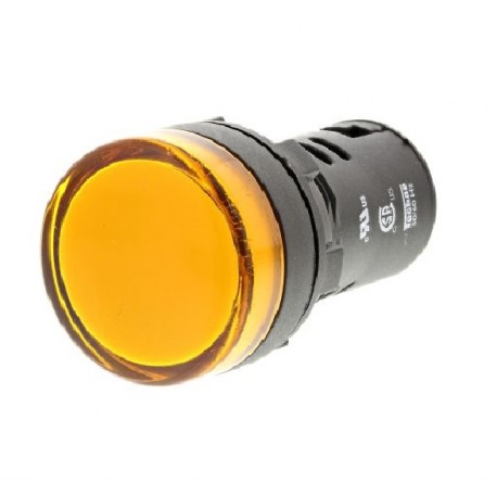 LUZ PILOTO LED 22MM 220/230V AMARILLO GE 246990